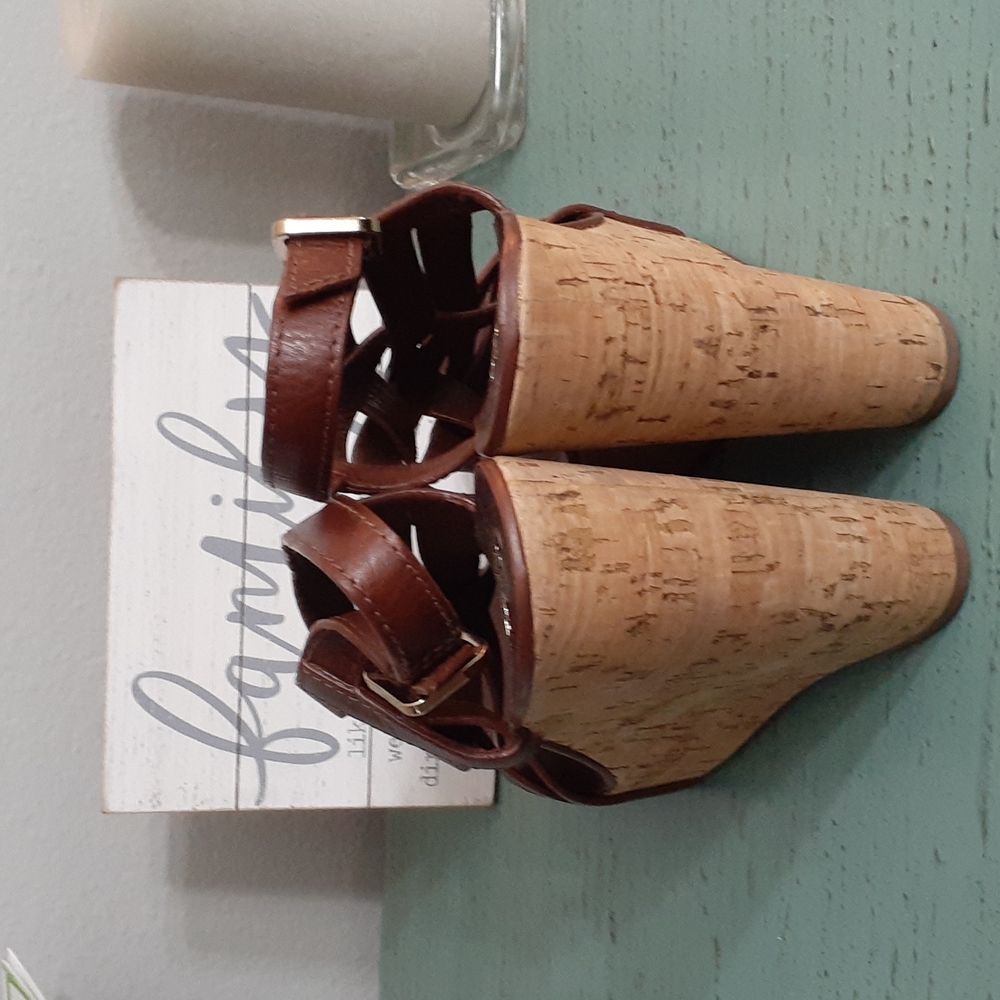 TORY BURCH WEDGES SZ 10 M - Picture 3 of 8